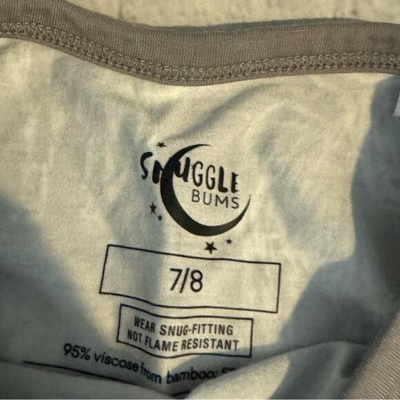 Snuggle Bums Highland Cow Bamboo Short Sleeve Pajama Set - Picture 2 of 2